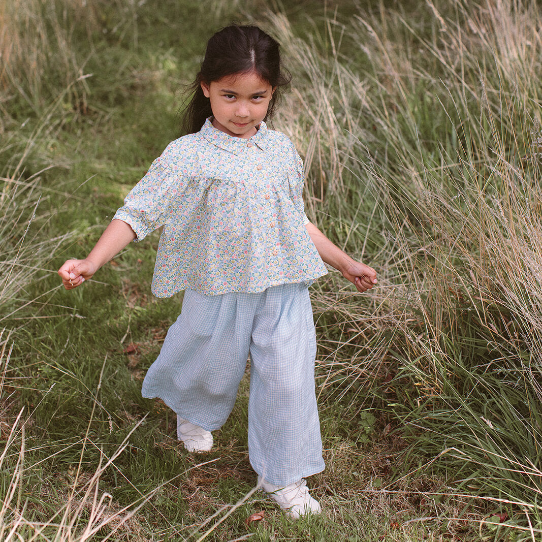 Duck, Duck, Goose Blouse - Astrid Niva Liberty Print Cotton from Nellie Quats for toddlers, kids/children