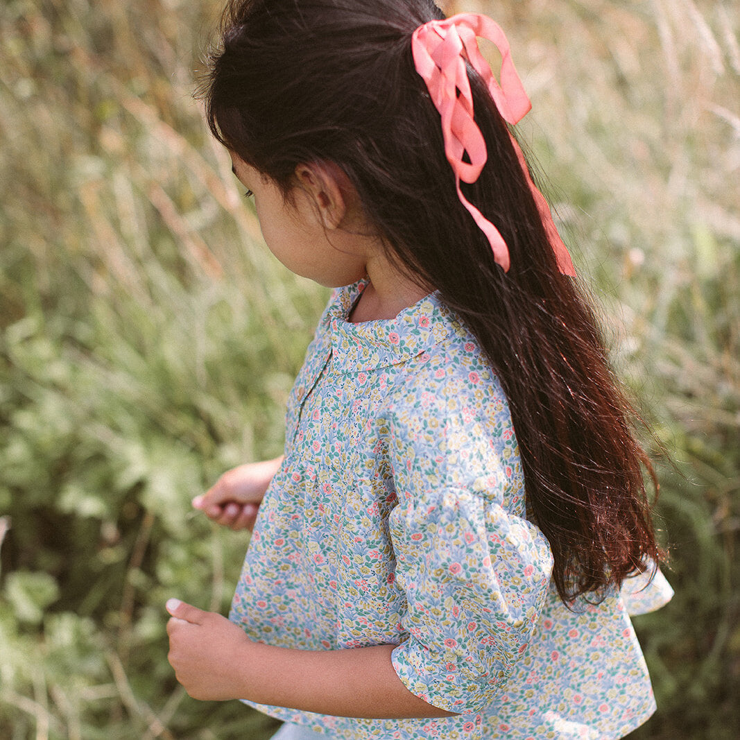 Duck, Duck, Goose Blouse - Astrid Niva Liberty Print Cotton from Nellie Quats for toddlers, kids/children