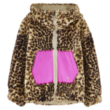 Load image into Gallery viewer, reversible jacket in ecru on one side and leopard print on one side from bellerose