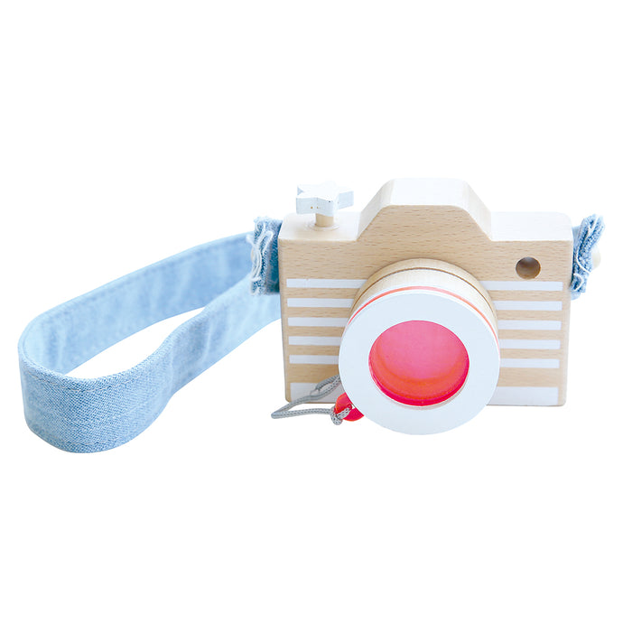 Kiko & gg Wooden Toy - Kaleidoscope Camera (Pink)