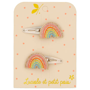 Luciole et Petit Pois Rainbow Clips