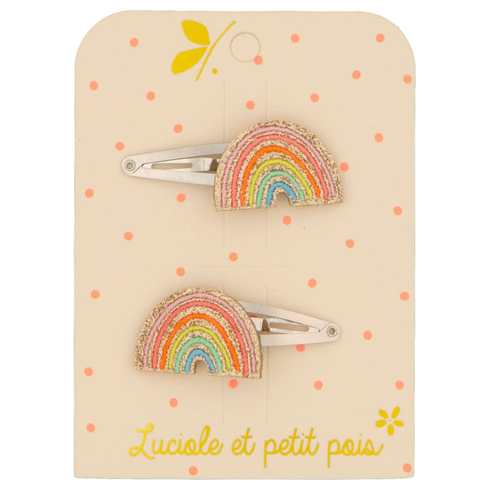 Luciole et Petit Pois Rainbow Clips