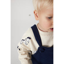 Load image into Gallery viewer, Cozmo Kelly Sweatshirt in ivory with all-over horse print for babies and toddlers