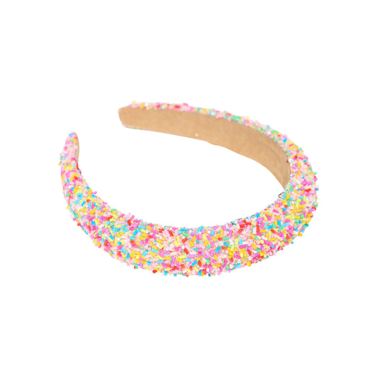 Malibu Sugar Sprinkle Headband in light pink for kids/children
