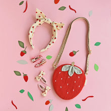 Load image into Gallery viewer, Rockahula Kids Strawberry Tie Headband for kids/children