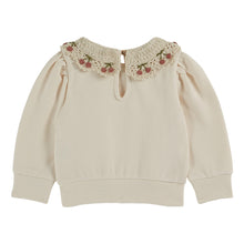 Load image into Gallery viewer, Emile Et Ida Embroidered Collar Sweatshirt