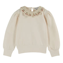 Load image into Gallery viewer, Emile Et Ida Embroidered Collar Sweatshirt