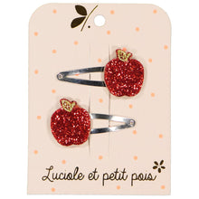 Load image into Gallery viewer, Luciole et Petit Pois Apple Clips