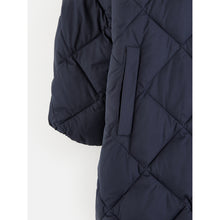 Load image into Gallery viewer, Harpers hooded coat in navy blue with zip front and snap buttons from Bellerose for kids and teens