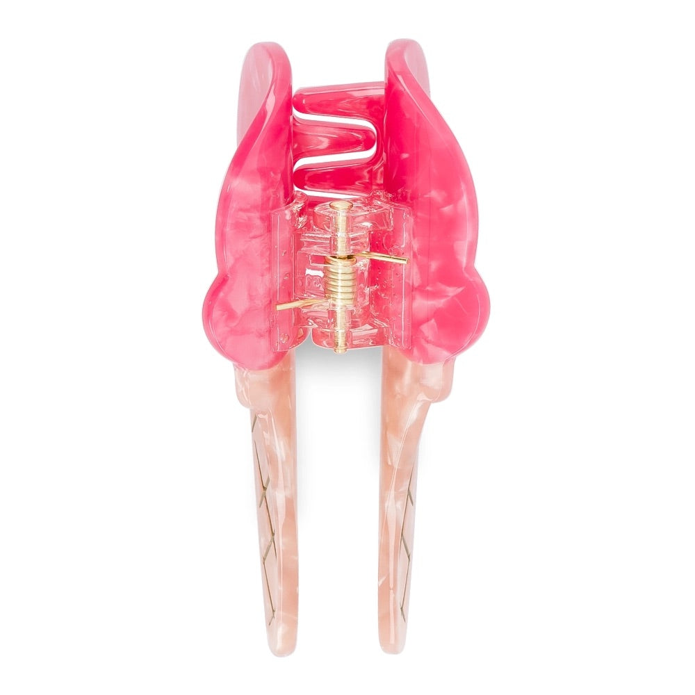 Luciole et Petit Pois Raspberry Ice Cream Claw Clip