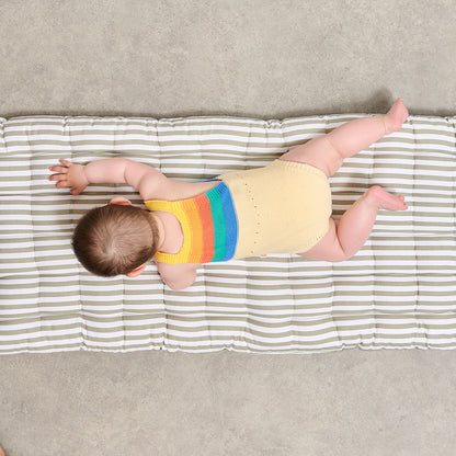 The Bonnie Mob Bubble Rainbow Stripe Romper