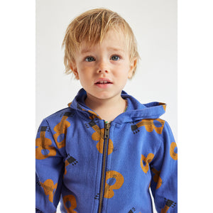 Bobo Choses Acoustic Guitar All Over Hoodie with front zip for babies and toddlers