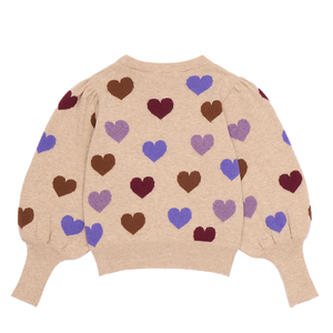 The New Society Hearts Jumper for toddlers, kids/children and teens/teenagers