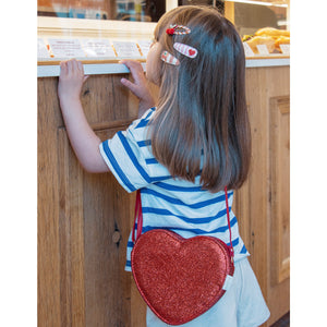 Rockahula Kids Love Heart Glitter Bag for Valentine's Day