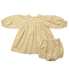 Load image into Gallery viewer, Nellie Quats Marbles Dress &amp; Skipping Bloomer Set for toddlers