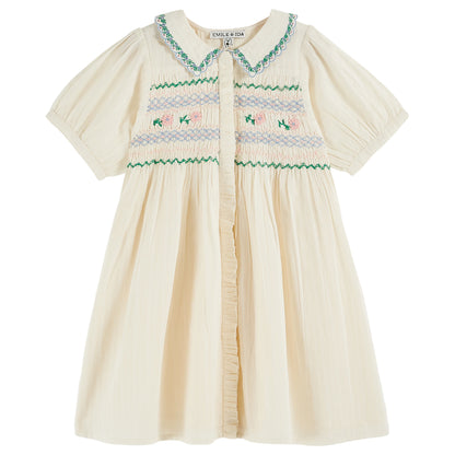 Emile Et Ida Hand Embroidered Dress