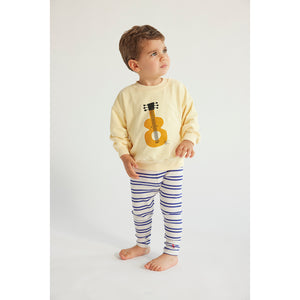 Bobo Choses Stripes Leggings in ankle length and slim fit for babies and toddlers