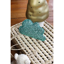 Load image into Gallery viewer, Barnabé Aime Le Café Glitter Cloud Wall Decoration in sequin fabric with foam padding