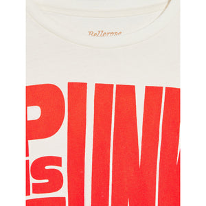 kenno long sleeve t-shirt with 'punk is funk' front print from bellerose for kids/children and teens/teenagers