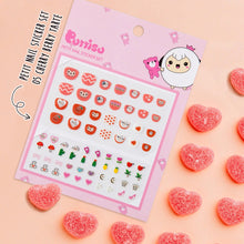 Load image into Gallery viewer, Puttisu Petit Nail Sticker Set Deluxe 05 Cherry Berry Tarte full cover nail stickers and point nail stickers