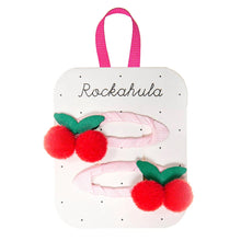 Load image into Gallery viewer, Rockahula Kids Sweet Cherry Pom Pom Clips