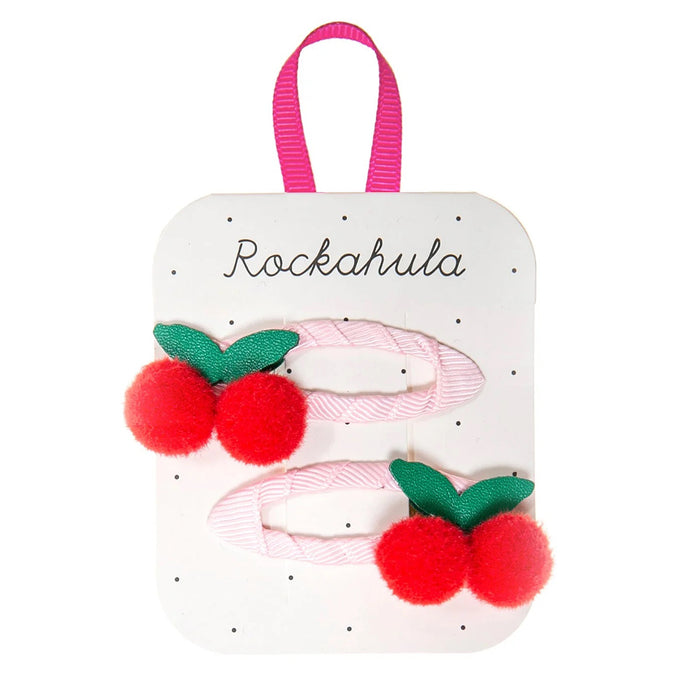 Rockahula Kids Sweet Cherry Pom Pom Clips