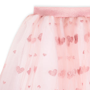 Ratatam Long Sequin Heart Petticoat