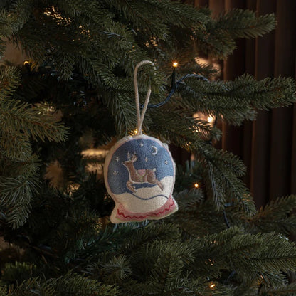 Avery Row Christmas Tree Decorations - Snow Globe