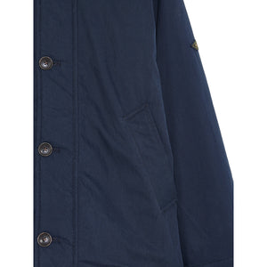 herwin coat in blue with fake fur lining from bellerose for toddlers, kids/children and teens/teenagers