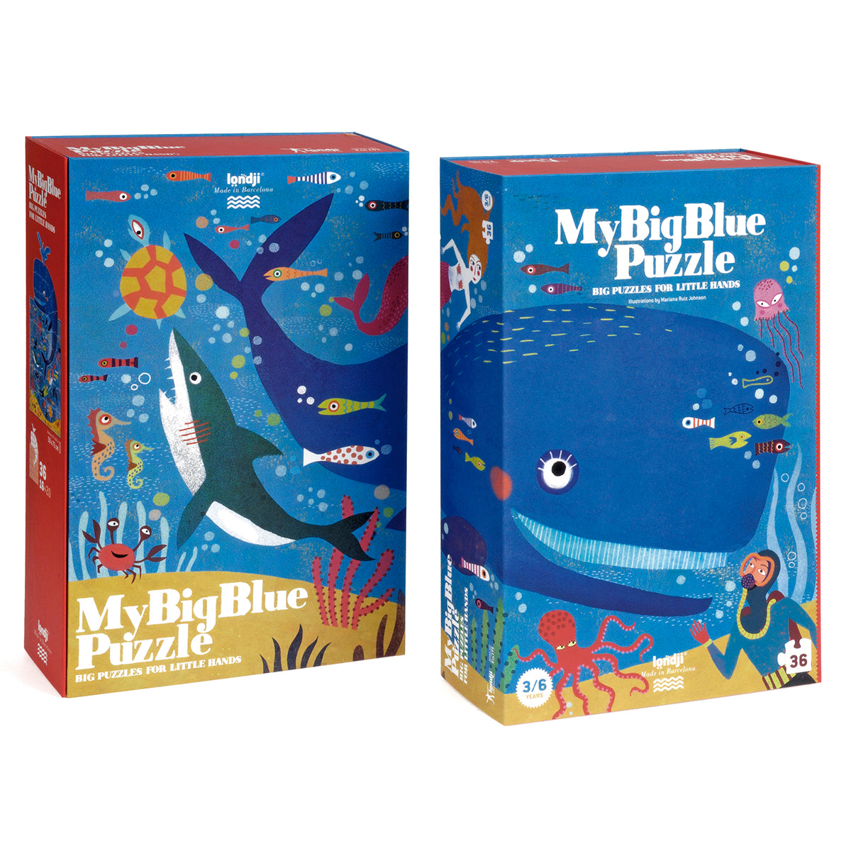 Londji Puzzle - My Big Blue
