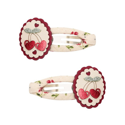 Mimi & Lula Scallop Framed Cherries Clic Clacs