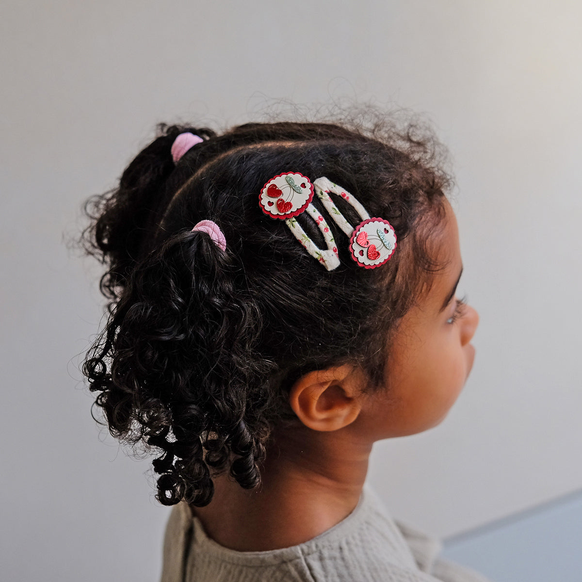 Mimi & Lula Scallop Framed Cherries Clic Clacs