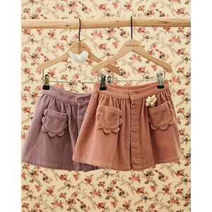 Emile Et Ida Floral Pockets Mini Skirt in Pink