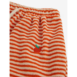 Bobo Choses Orange Stripes Terry Harem Pants / Trousers for babies and toddlers
