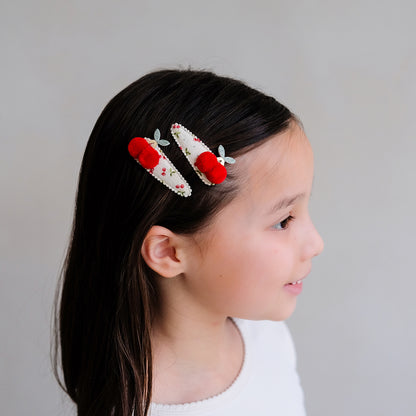 Mimi & Lula Pom Pom Cherry Clips