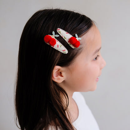 Mimi & Lula Pom Pom Cherry Clips