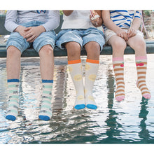 Load image into Gallery viewer, Rockahula Kids Stripy Cherry Socks for toddlers and kids/children