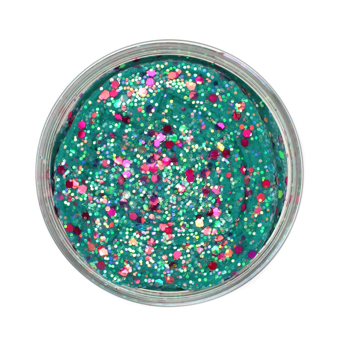 Earth Grown KidDoughs Sensory Dough in teal with glitter
