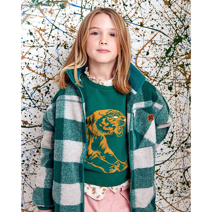 AO76 Lotte Check Coat for girls