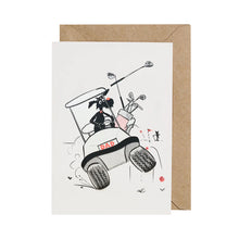 Load image into Gallery viewer, Petra Boase Card - Dad Golf Buggy