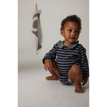 Load image into Gallery viewer, Cozmo Ter Baby Bodysuit in thin stripes for babies