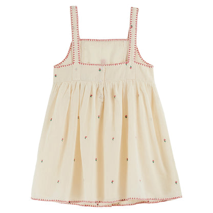 Emile Et Ida Tulips Embroidered Dress for toddlers, kids/children and tweens