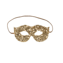 Load image into Gallery viewer, Luciole et Petit Pois Gold Sequins Mask