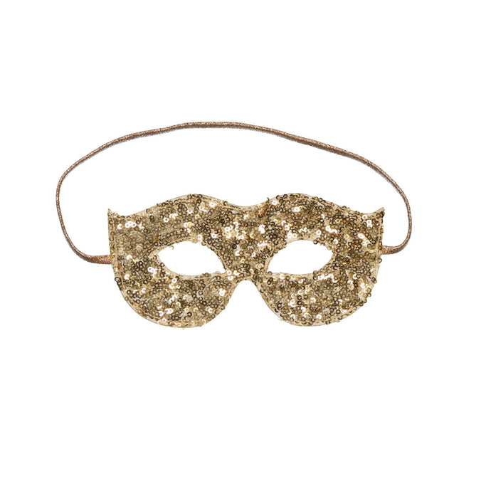 Luciole et Petit Pois Gold Sequins Mask