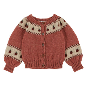 Emile Et Ida Apple Cardigan