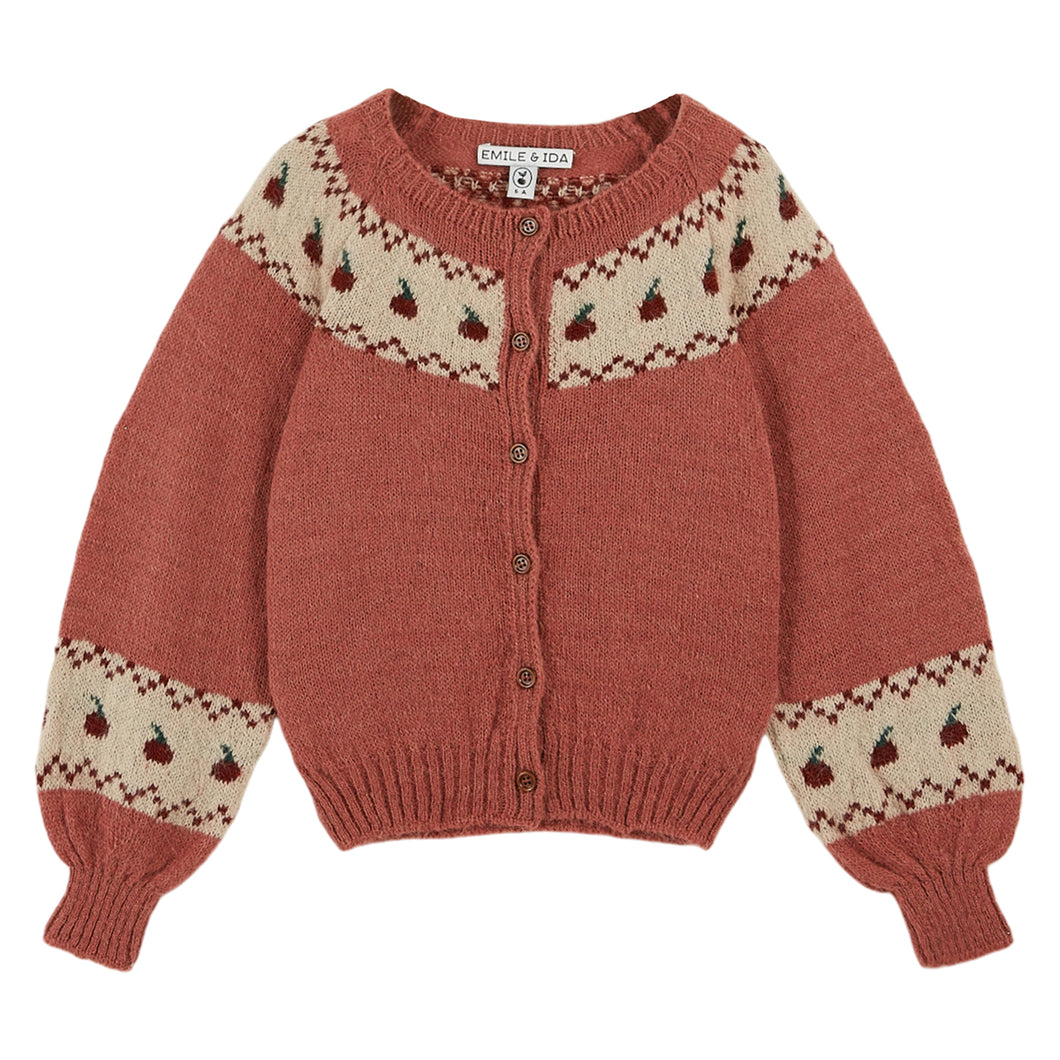 Emile Et Ida Apple Cardigan