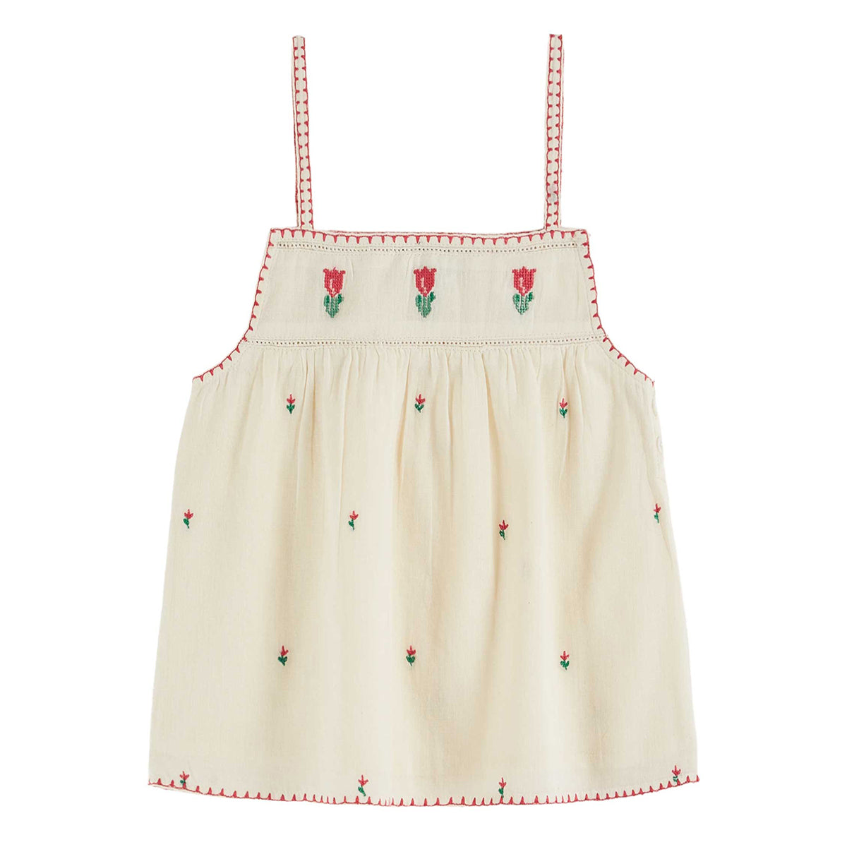 Emile Et Ida Embroidered Baby Dress