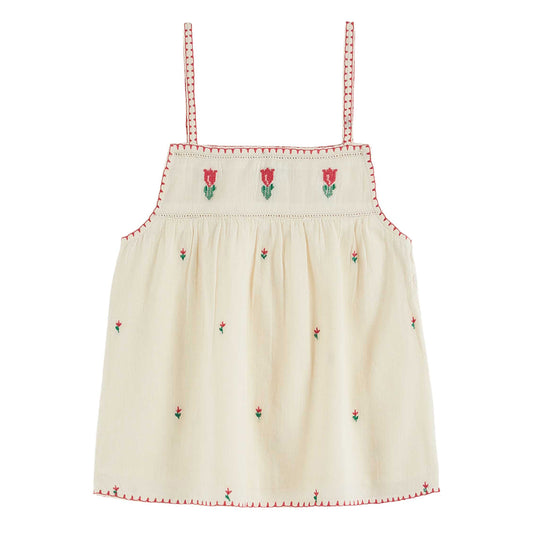 Emile Et Ida Embroidered Baby Dress