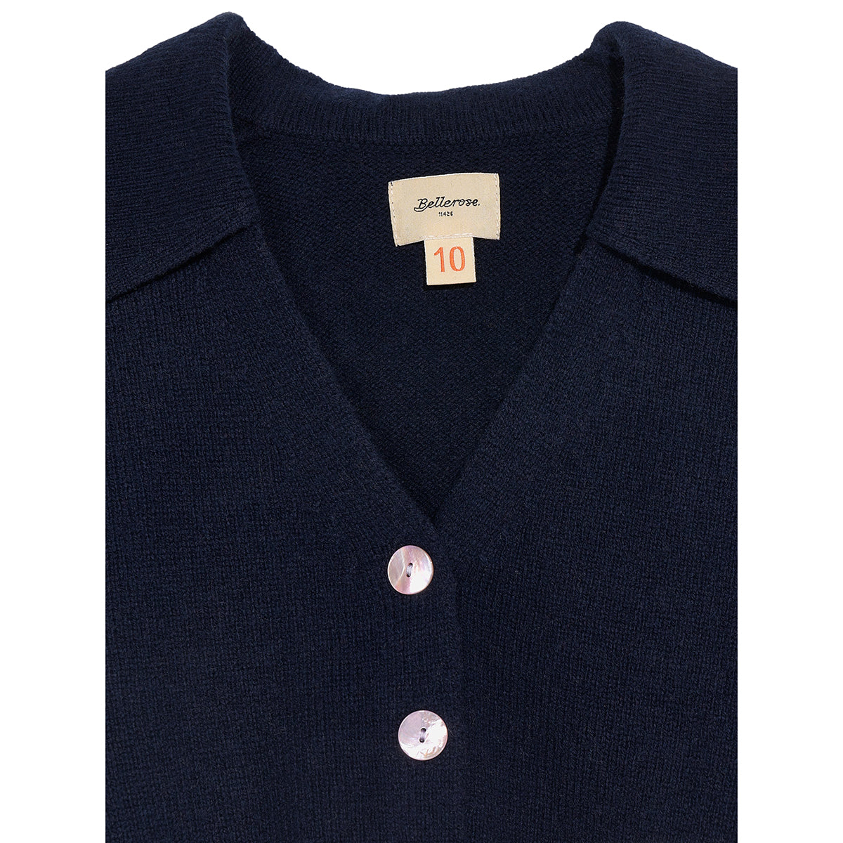 Bellerose Gimmo Cardigan in navy blue/dark blue for kids/children and teens/teenagers