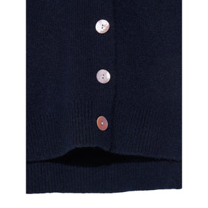 Bellerose Gimmo Cardigan is knitted from a superfine merino wool and organic cotton blend for kids/children and teens/teenagers
